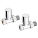 Kartell 15mm Straight Radiator Valve Pair Kartell 15mm Straight Radiator Valve Pair